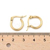 Ion Plating(IP) 304 Stainless Steel Hoop Earrings EJEW-N0016-11G-A-4