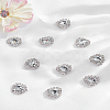 10Pcs Brass & Acrylic Sew On Rhinestone FIND-LP0007-23-1