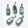 Natural Banded Agate/Striped Agate Pendants G-T122-20D-1