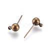 Brass Ball Post Ear Studs EC254-NFAB-2