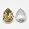 Pointed Back Glass Rhinestone Cabochons RGLA-T081-7x10mm-04-2
