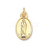 Religion Brass Pendants KK-P345-53G-01-1