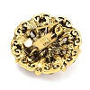 12Pcs Exquistie Rhinestone Brooch JEWB-G047-01AG-2