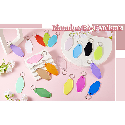 Plastic Big Pendants KY-TAC0013-04-1