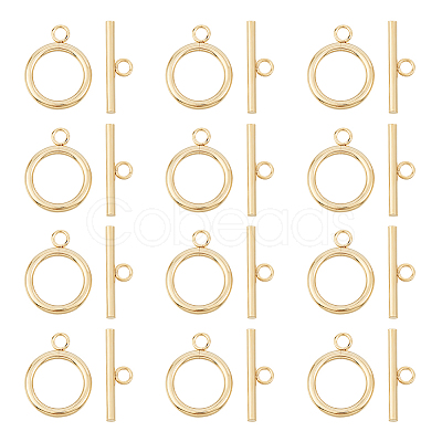 Unicraftale 12Pcs 304 Stainless Steel Toggle Clasps STAS-UN0050-81-1