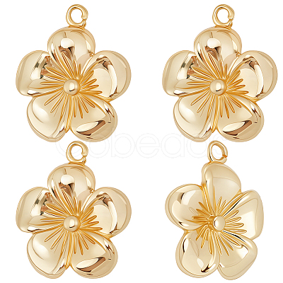 10Pcs Brass Pendants KK-BBC0024-03-1