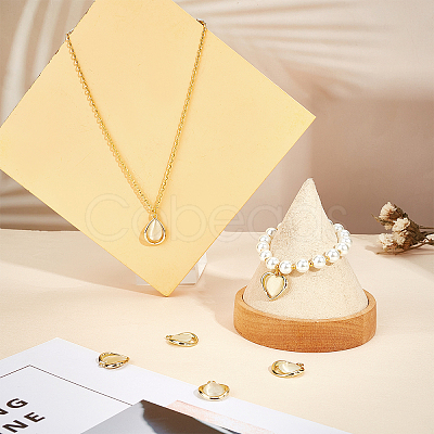 30Pcs 3 Style Light Gold Alloy Pendants FIND-CA0002-92-1
