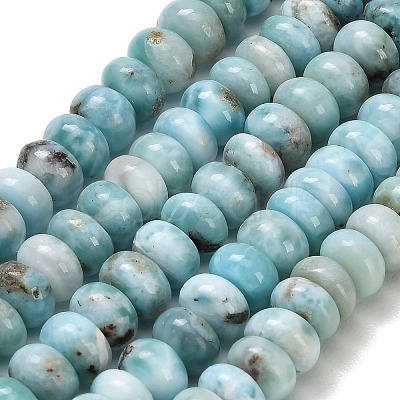 Natural Larimar Beads Strands GG-CBA007A-A01-03-1
