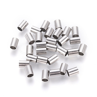 Tarnish Resistant 304 Stainless Steel Tube Beads STAS-G209-01P-1