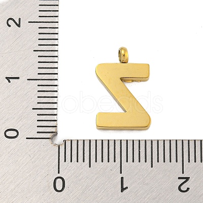 Ion Plating(IP) 304 Stainless Steel Charms STAS-G345-01G-Z-1
