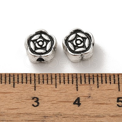 Tibetan Style Alloy Beads PALLOY-P302-12E-AS-1