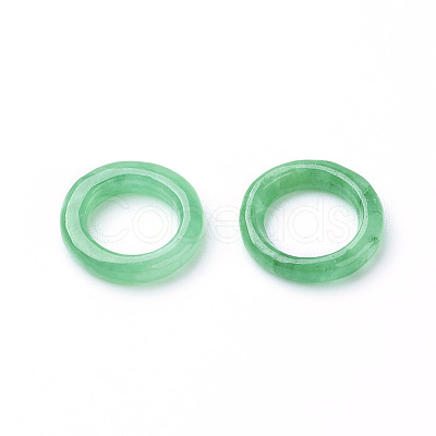 Natural Jade Charms G-E418-60-1
