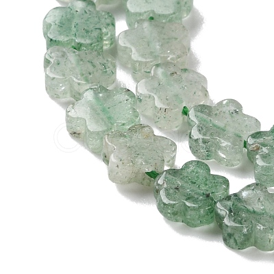 Natural Green Strawberry Quartz Beads Strands G-B138-C05-01-1