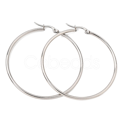 201 Stainless Steel Hoop Earrings SA-CBA4A0D-16P-F-1