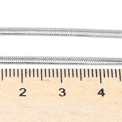 Non-Tarnish 304 Stainless Steel Snake Chain Necklaces NJEW-F195-02A-P-1