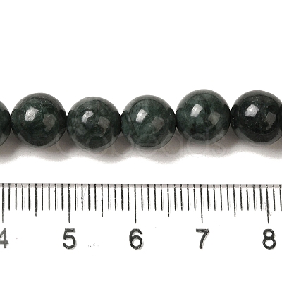 Natural Black Jade Beads Strands G-H067-A03-8MM-1