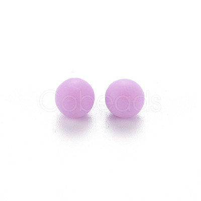 Opaque Acrylic Beads PAB702Y-B01-1