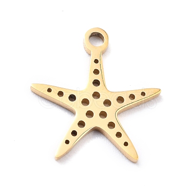 201 Stainless Steel Charms STAS-D176-03G-1