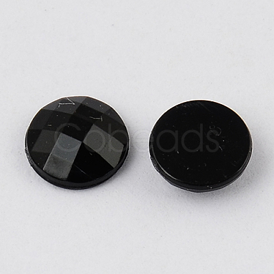 Taiwan Acrylic Rhinestone Cabochons ACRT-M005-13mm-01-1