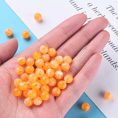 Acrylic Beads MACR-S375-001B-06-1