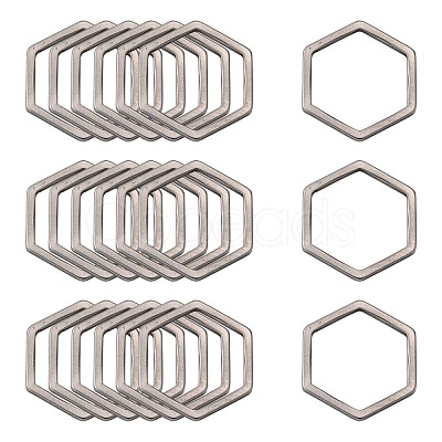 Non-Tarnish 304 Stainless Steel Linking Ring X-STAS-S079-26A-1