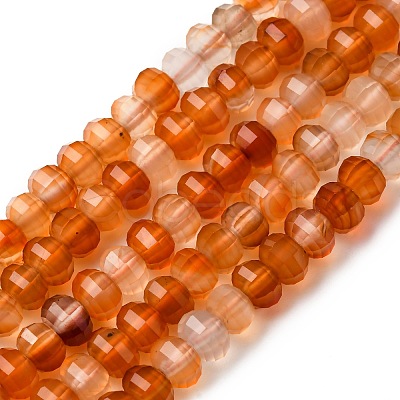 Natural Carnelian Beads Strands G-P587-D06-01-1