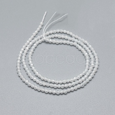 Cubic Zirconia Beads Strands X-G-G792-47-01A-1