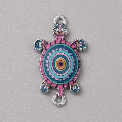 Alloy Enamel Connector Charms LS-ENAM-WH0061-47K-1