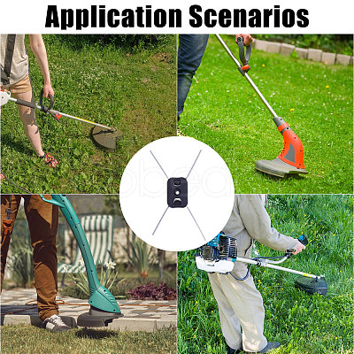 Plastic & Steel Replacement Heads for Electric Cordless Lawn Mower FIND-WH0173-350B-1