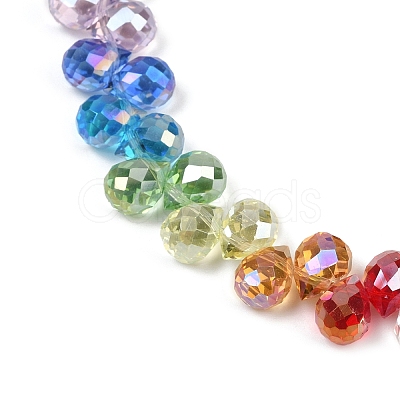 Electroplate Glass Beads Strands EGLA-D300-02-8mm-1