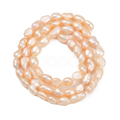 Natural Cultured Freshwater Pearl Beads Strands PEAR-P064-20G-03D-1