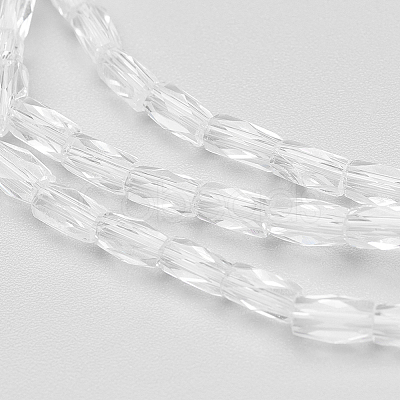 Transparent Glass Beads Strands EGLA-E046-B01-1