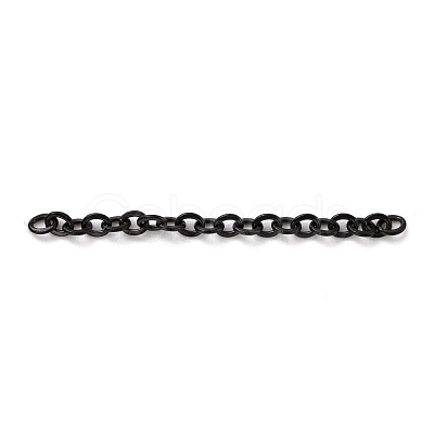 Ion Plating(IP) 304 Stainless Steel Cable Chains CHS-WH0007-01A-EB-1