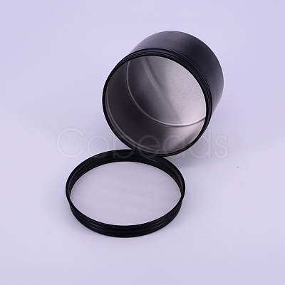 Round Aluminium Tin Cans CON-WH0073-27-1