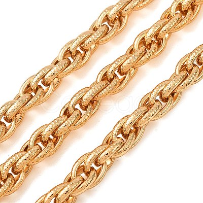 Hammered 304 Stainless Steel Rope Chains SA-CBAE0F2-20G-1