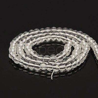 Round Glass Beads Strands GLAA-A025-4mm-01-1