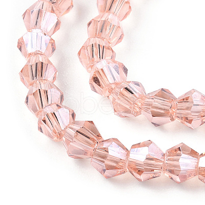 Transparent Glass Beads Strands EGLA-A039-T4mm-D15-1