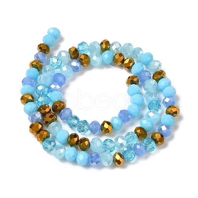 Glass Beads Strands EGLA-A034-M6mm-15-1