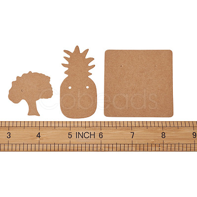Cactus & Cat & Pineapple & Tree & Square & Rectangle Shape Earring Display Cards EDIS-TA0001-001-1