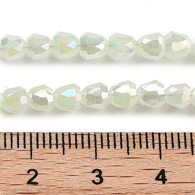 Electroplate Glass Beads Strands EGLA-D030-J4mm-B05-1