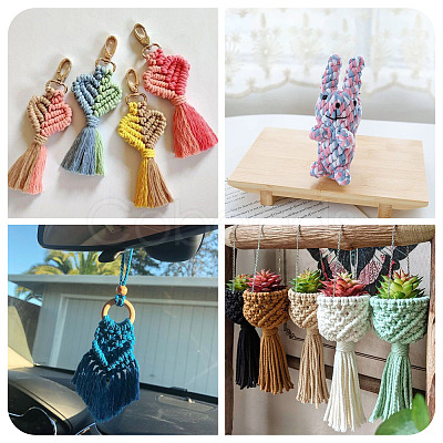 60M 3 Colors 3-Ply Twisted Macrame Polyester Cord OCOR-TA0003-48A-1