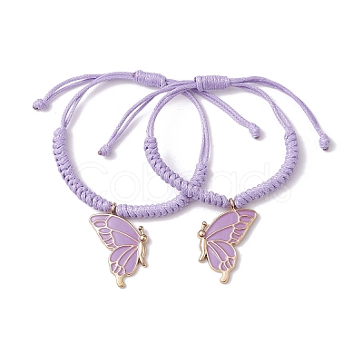 Alloy Enamel Pendants Bangles BJEW-JB09966-01-1