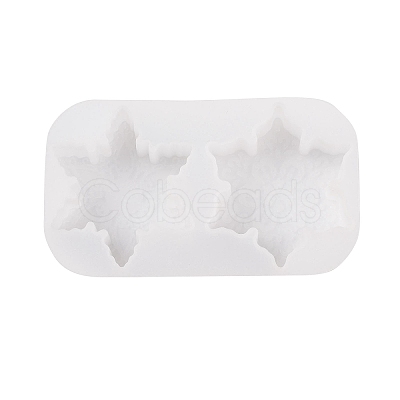 Christmas Theme DIY Snowflake Shape Silicone Candle Molds SIMO-P010-B02-1