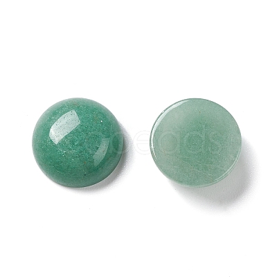 Natural Green Aventurine Cabochons G-P393-R15-12mm-1
