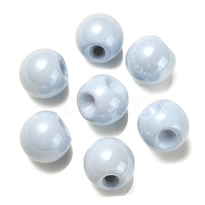 Opaque Acrylic Beads OACR-G012-01D-1