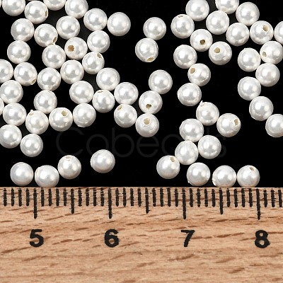Electroplated Shell Pearl Beads BSHE-B008-05A-3mm-1