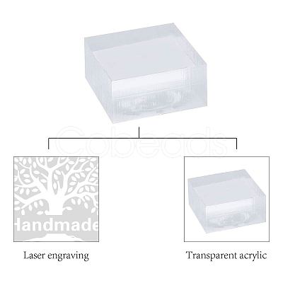 Clear Acrylic Soap Stamps DIY-WH0442-003-1