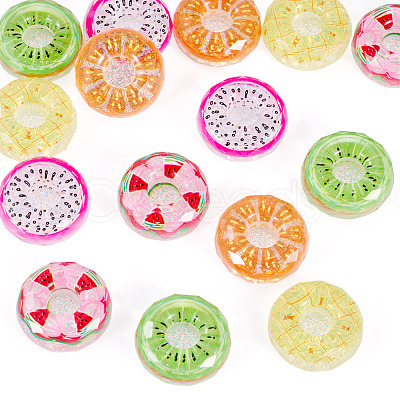 15Pcs Transparent Resin Cabochons CRES-TA0001-66-1