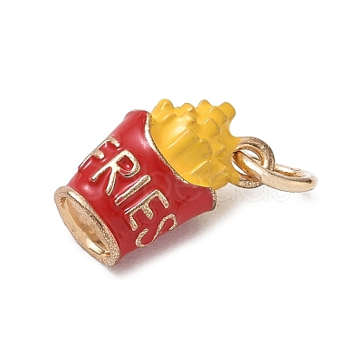 Alloy with Enamel Pendants AL-CBAE186-01G-03-1
