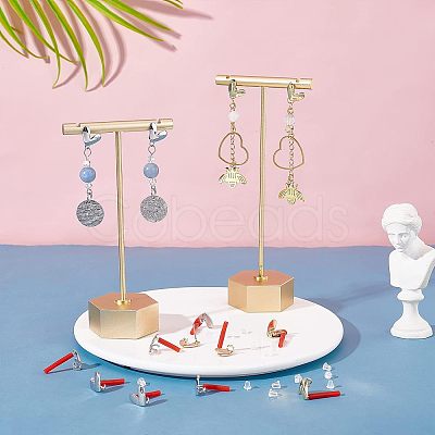 24Pcs Iron Stud Earring Findings FIND-UN0001-20-1